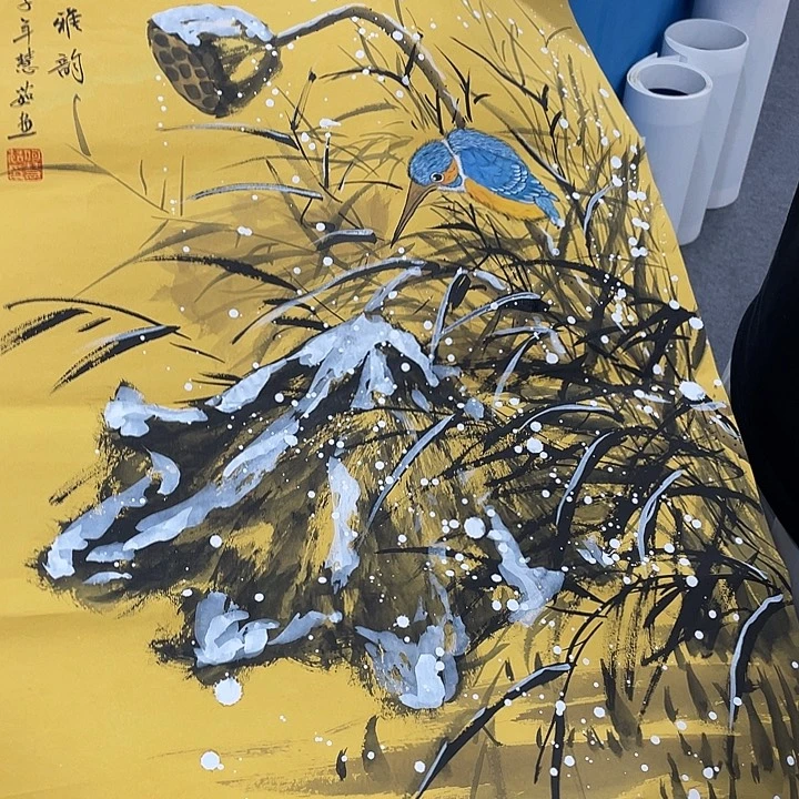 国画今天早上国画作品欣赏