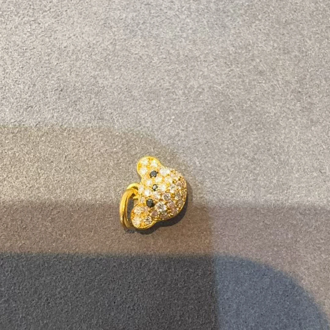 足金精品工艺吊坠