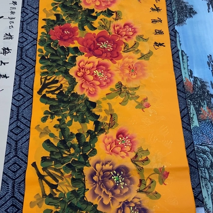 枕书斋画廊的直播间