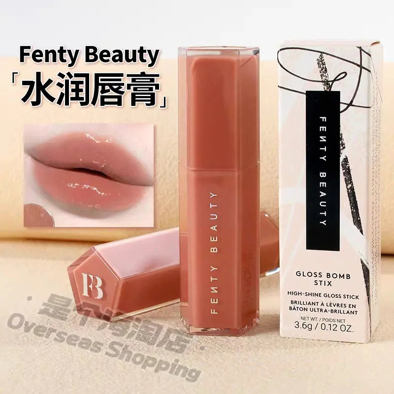 fentybeauty蕾哈娜新品水润唇膏固体唇蜜口红fenty glow星尘裸晶