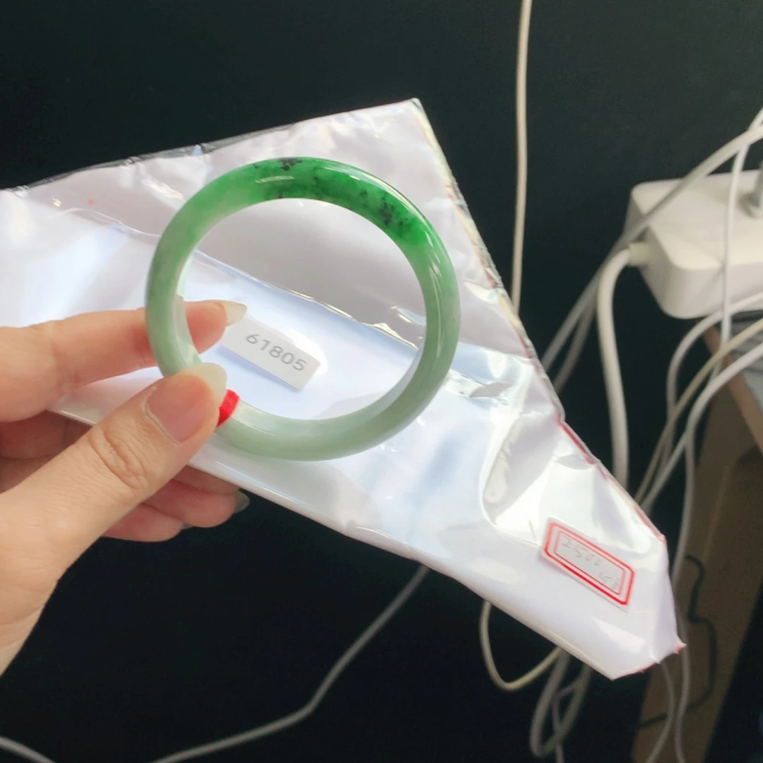 乡***银翡翠未镶嵌手镯03