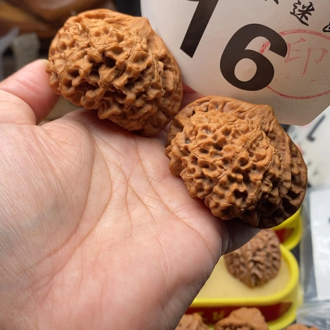 把件文玩核桃55全品官帽