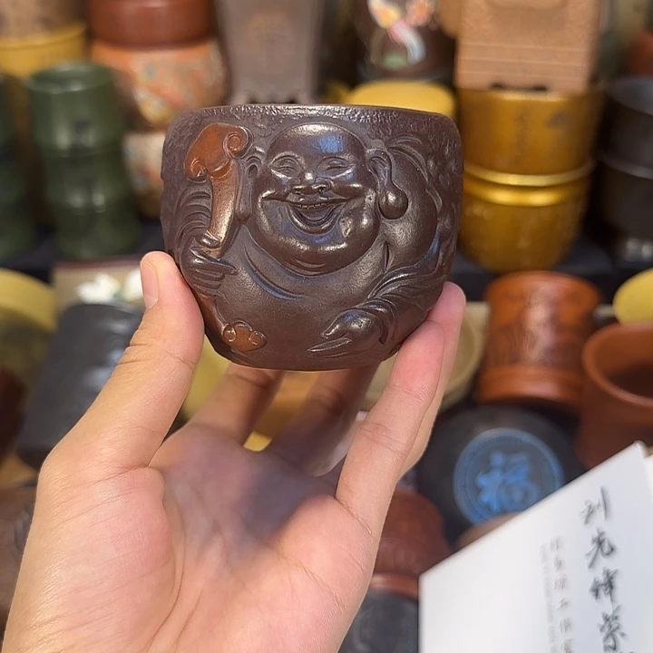 茶杯紫砂宜兴紫砂茶杯