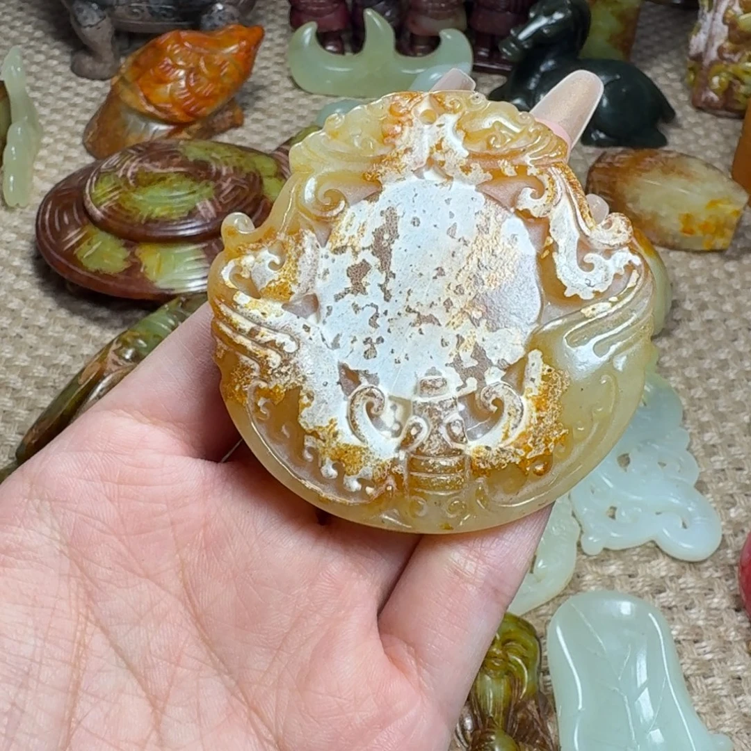 吊坠白玉菩提挂件