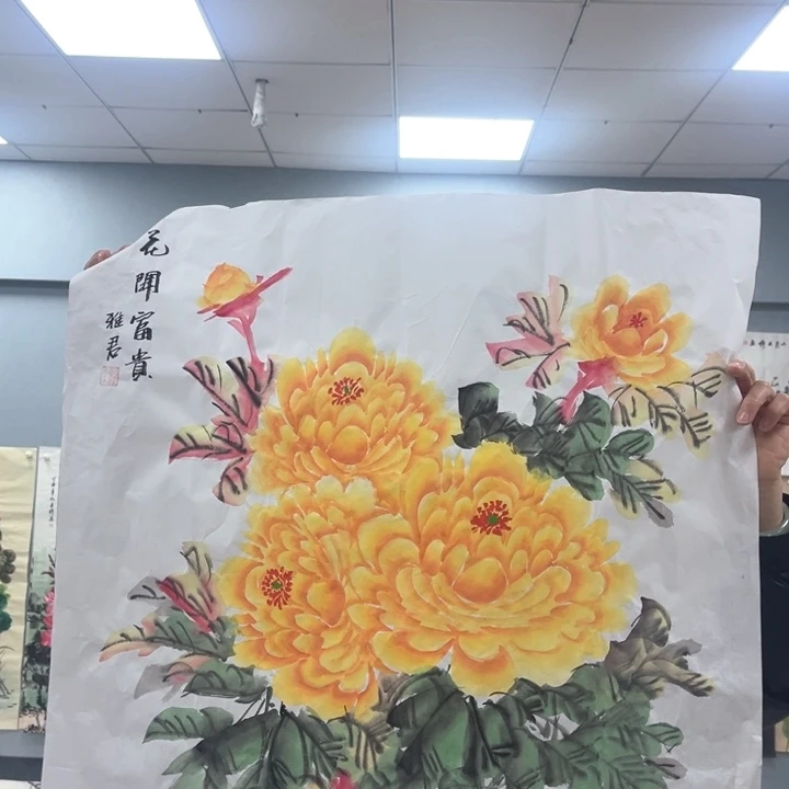 国画我的心好痛啊我的心真的好痛啊