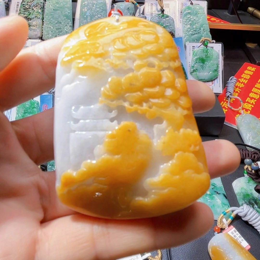 颈饰未镶嵌翡翠一
