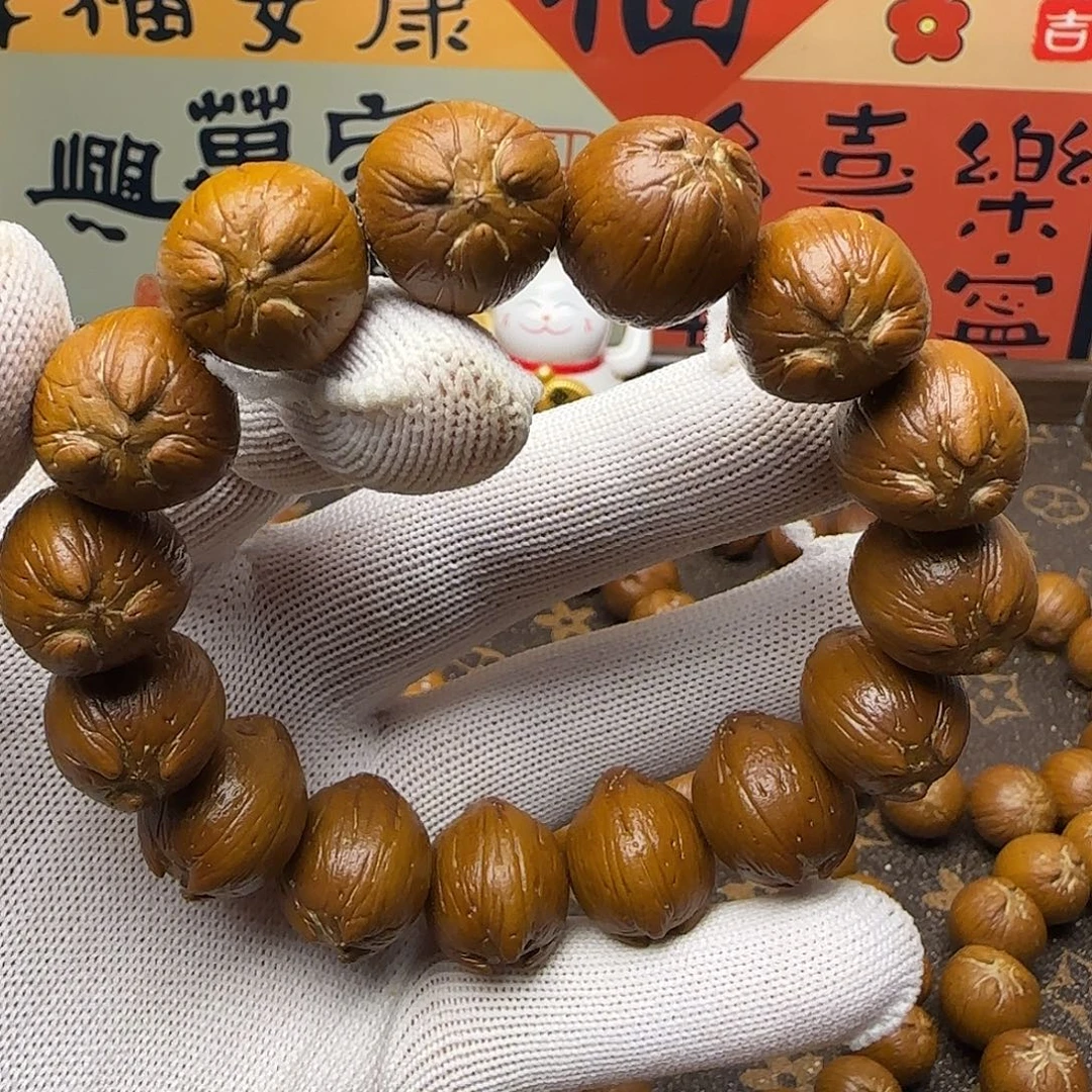 用***3手串紫金鼠17高货收藏款加菲猫