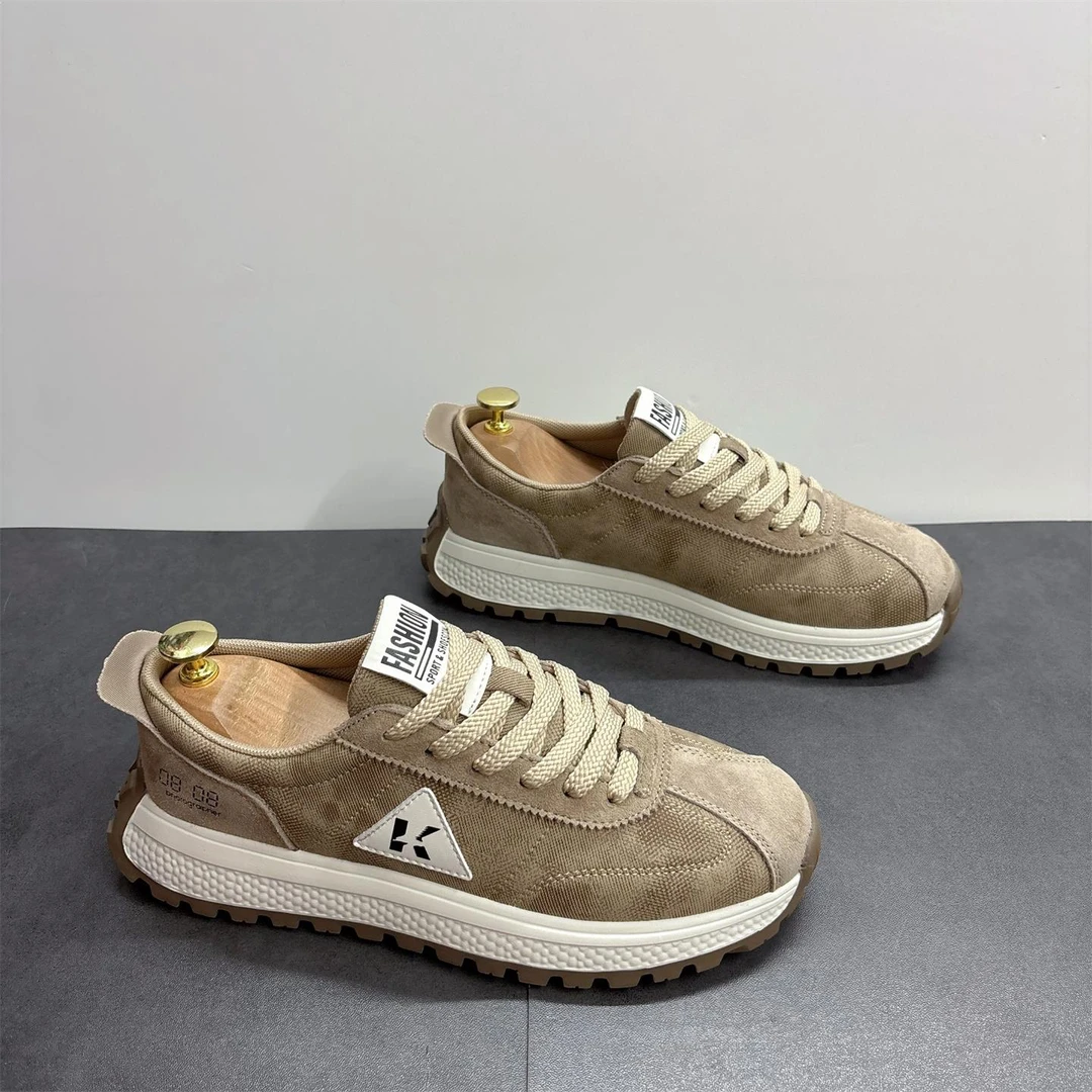 男鞋秋季2025新款百搭潮鞋时尚低帮休闲阿甘鞋潮流男士运动跑步鞋