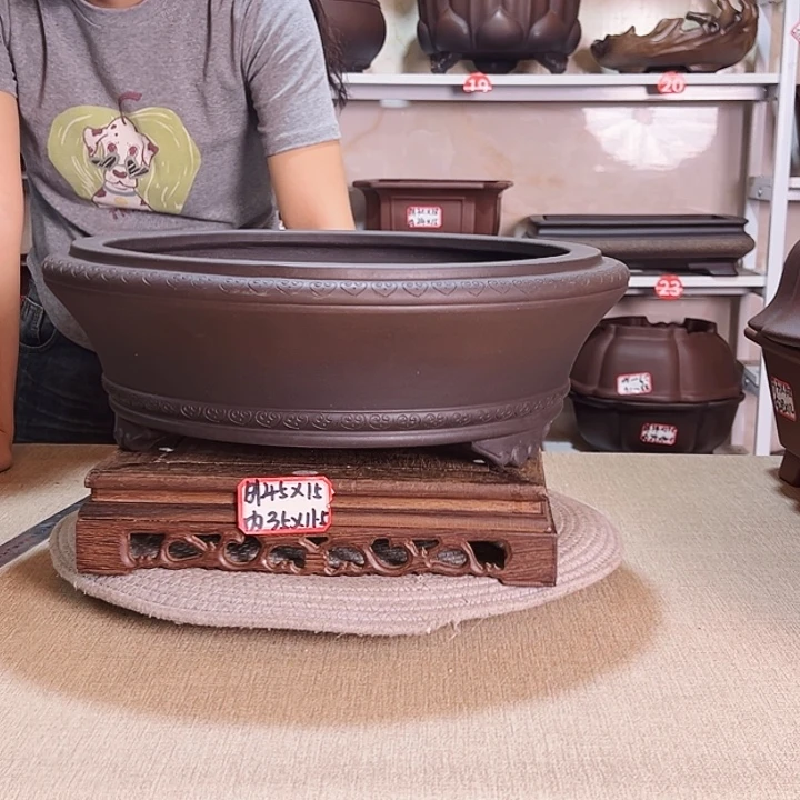 紫砂花盆紫砂花盆