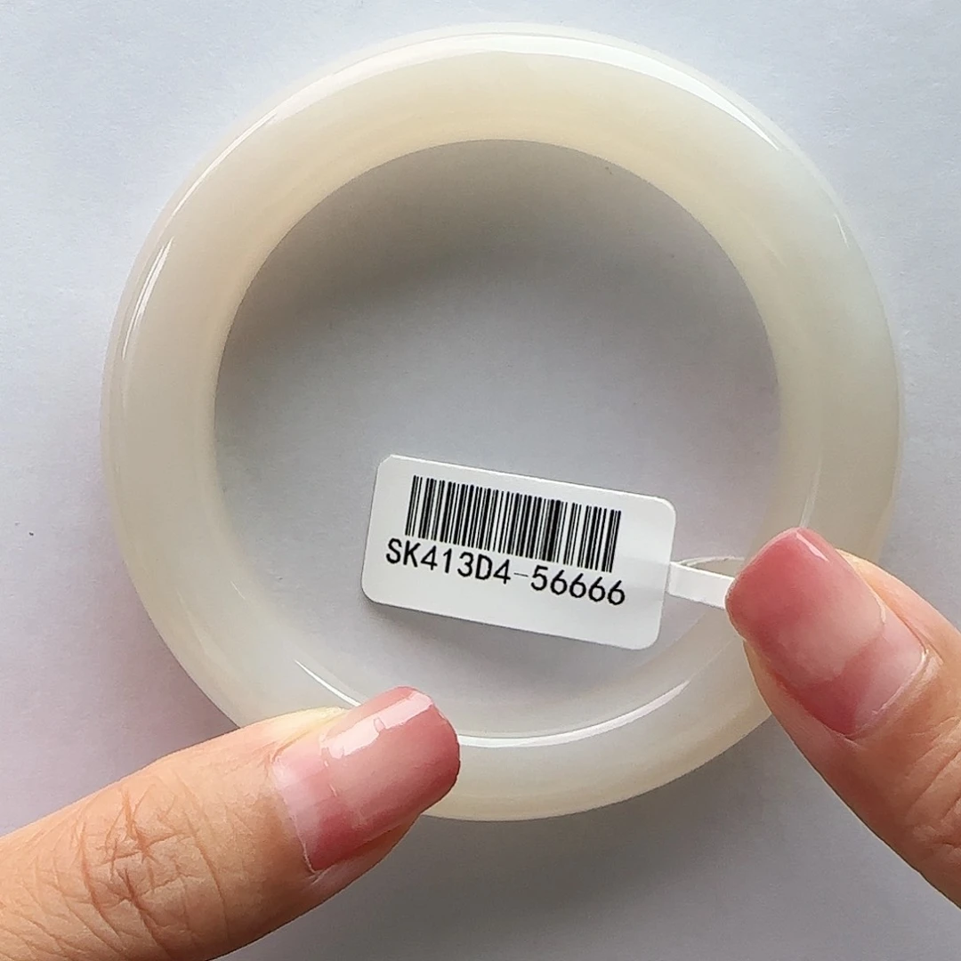 和田玉手镯未镶嵌56