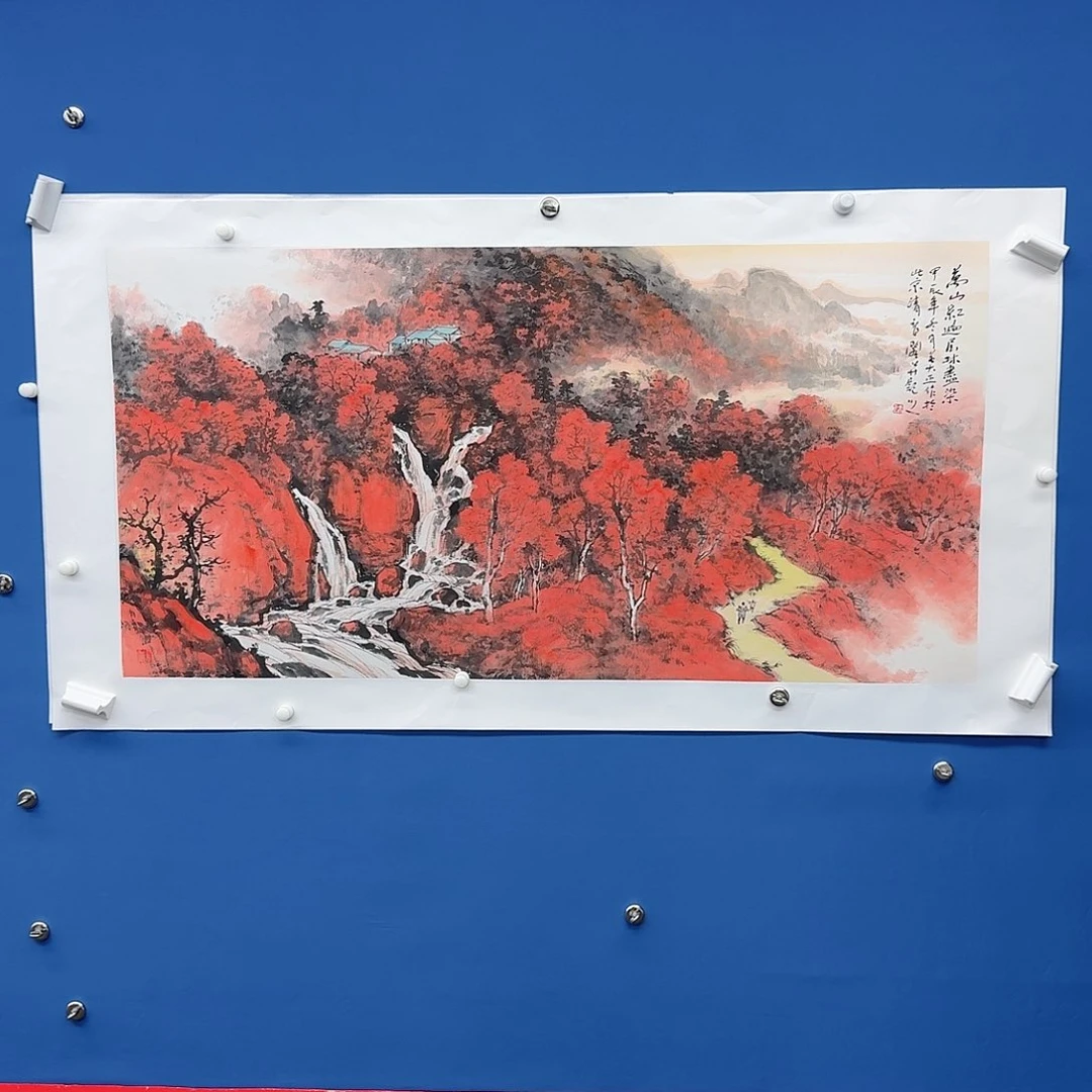 国画多次参加国内外大型画展