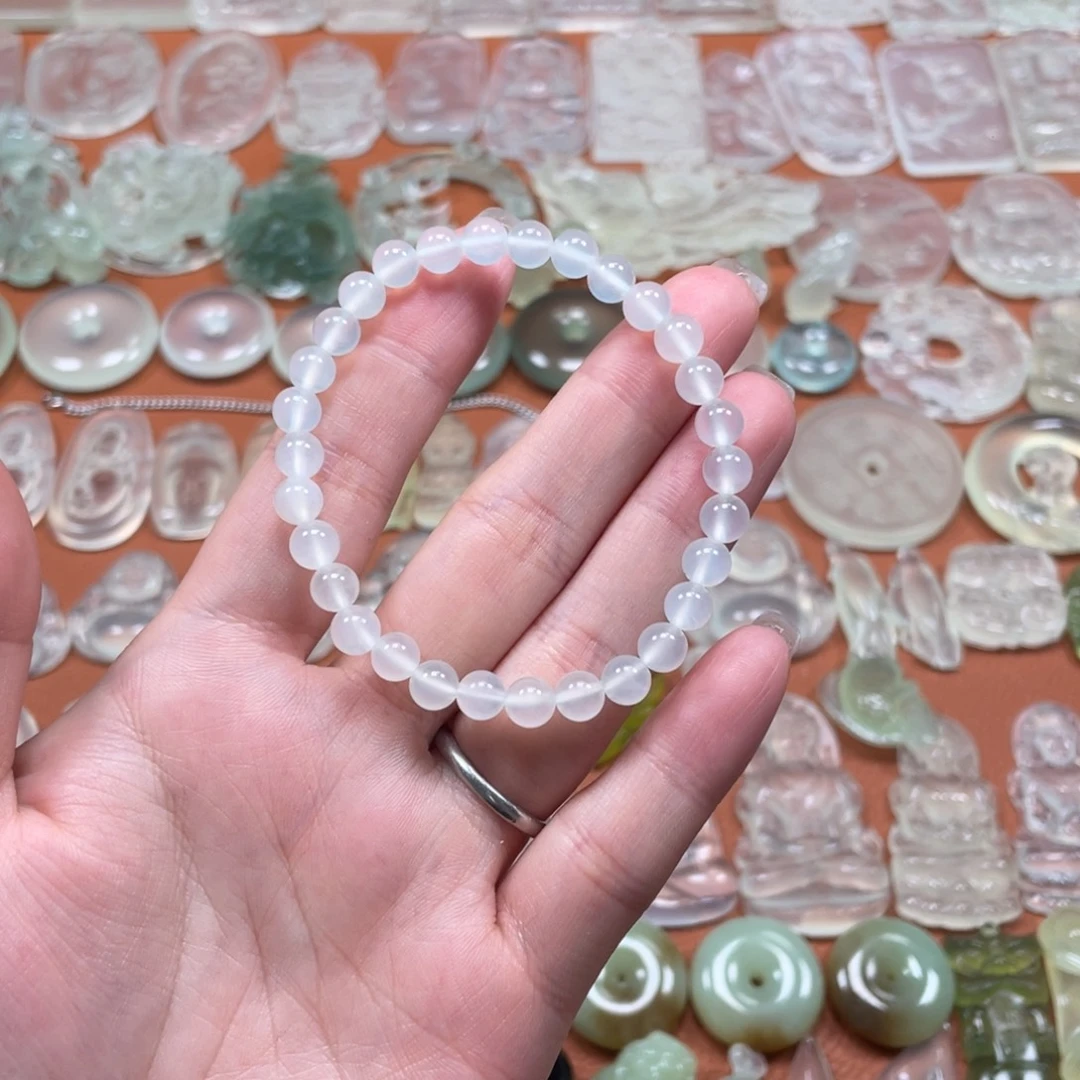 ʕ***ʔ蛇纹石玉未镶嵌颈饰