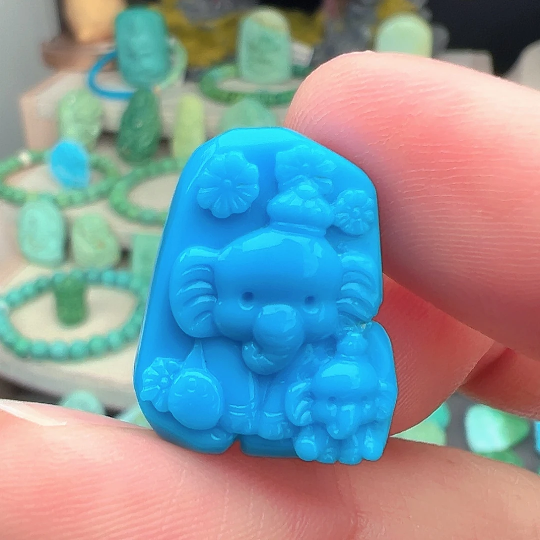 绿松石未镶嵌主播万珍