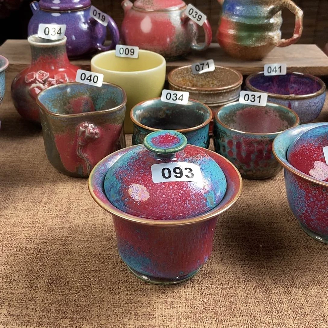 *****瓷片钧瓷茶壶艺术