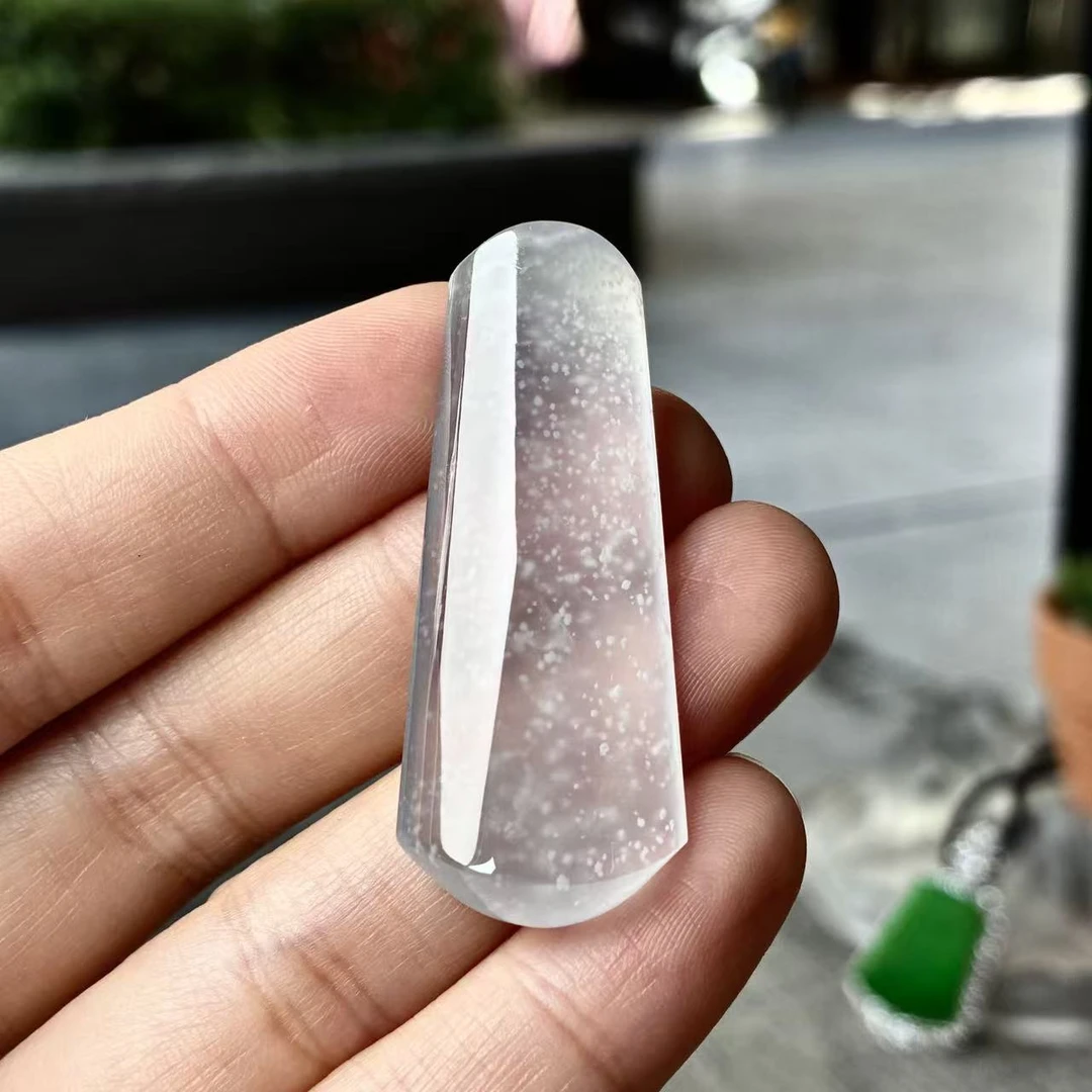 天然a货缅甸翡翠自然光尺寸45.5/17.8/6玻璃种木那圆柱无事牌吊坠