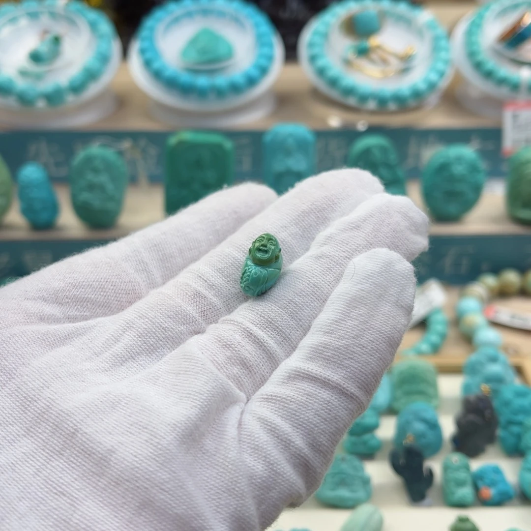 绿松石珠宝奇石未镶嵌