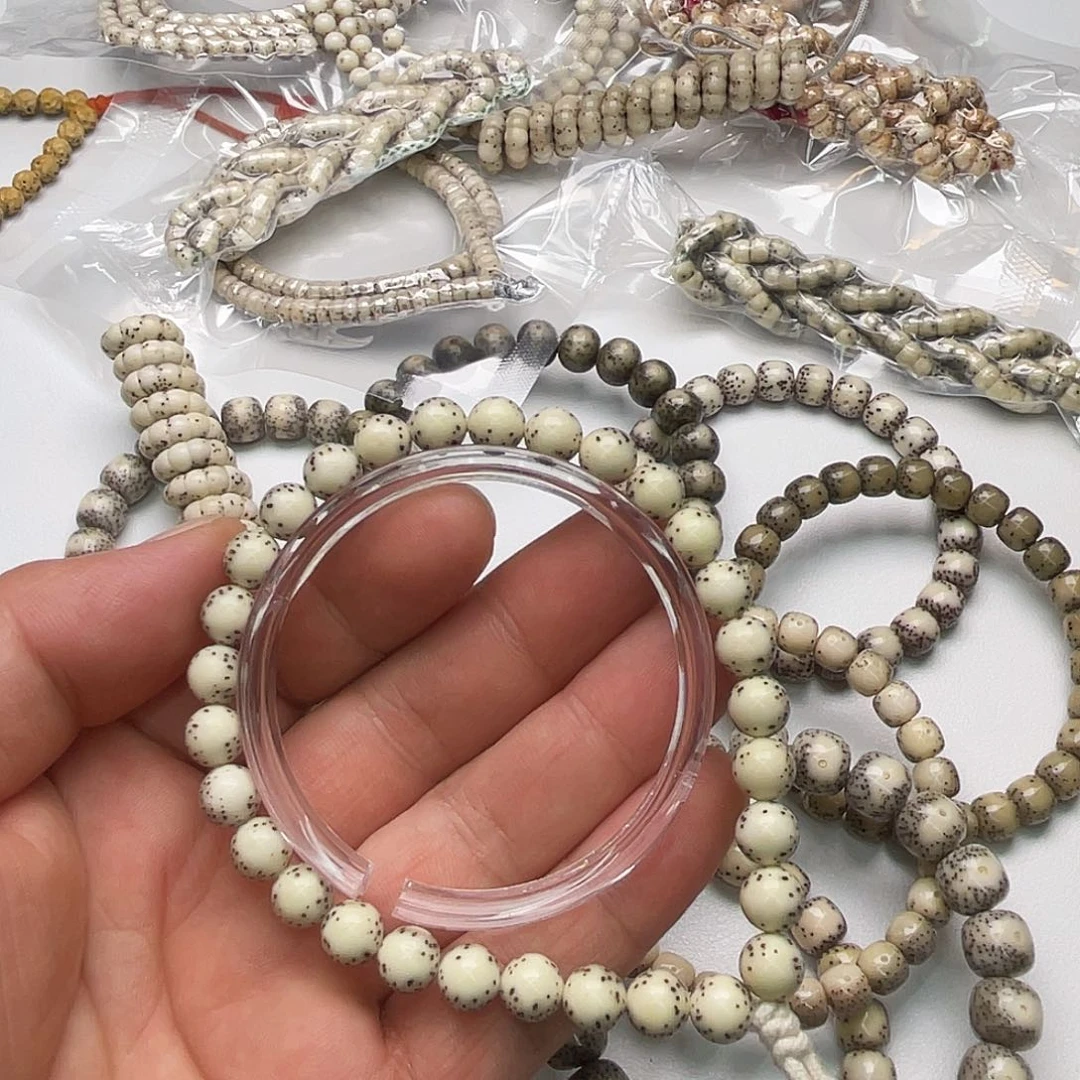 把件星月菩提瓷白8圆龙蛋