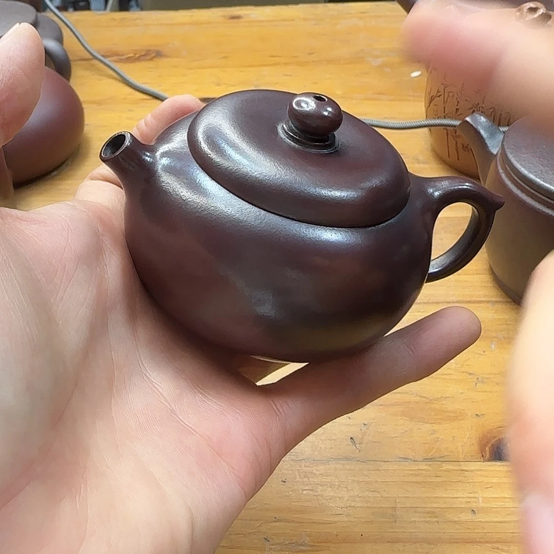 紫砂茶壶民间手艺人全手工制作