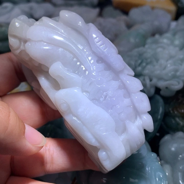 翡翠未镶嵌颈饰保真天然A货翡翠