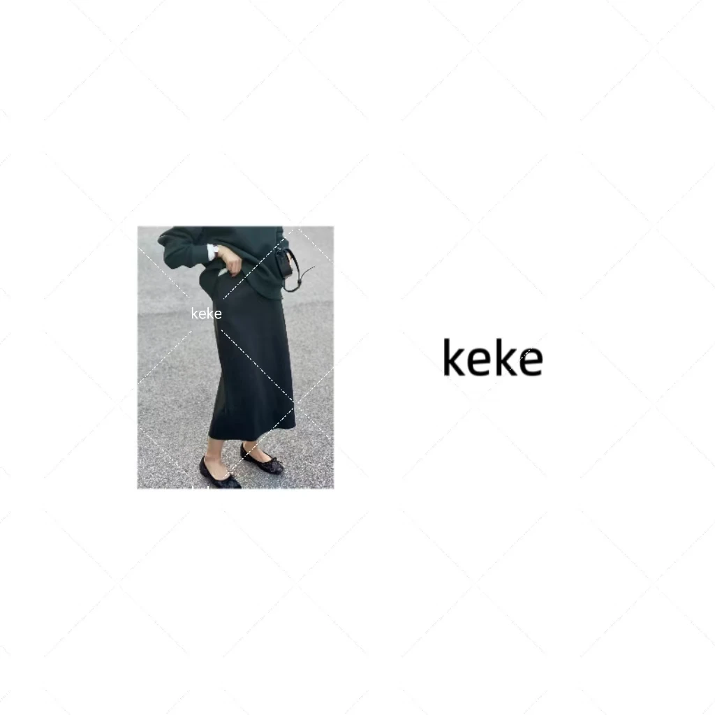 【Keke甄选好物】醋酸羊毛半裙 时尚休闲百搭
