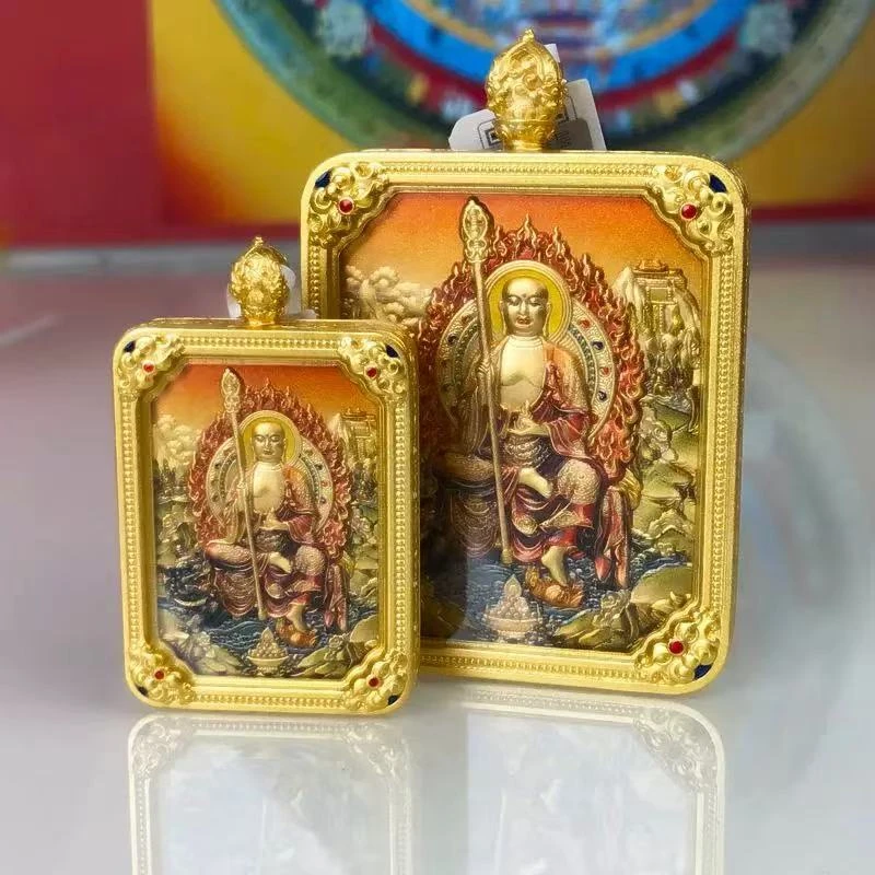 大愿地藏王＆星辰谛听兽款唐卡