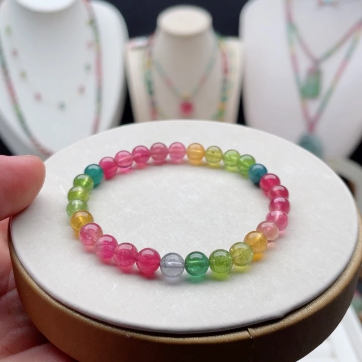 未镶嵌手链碧玺碧玺手链