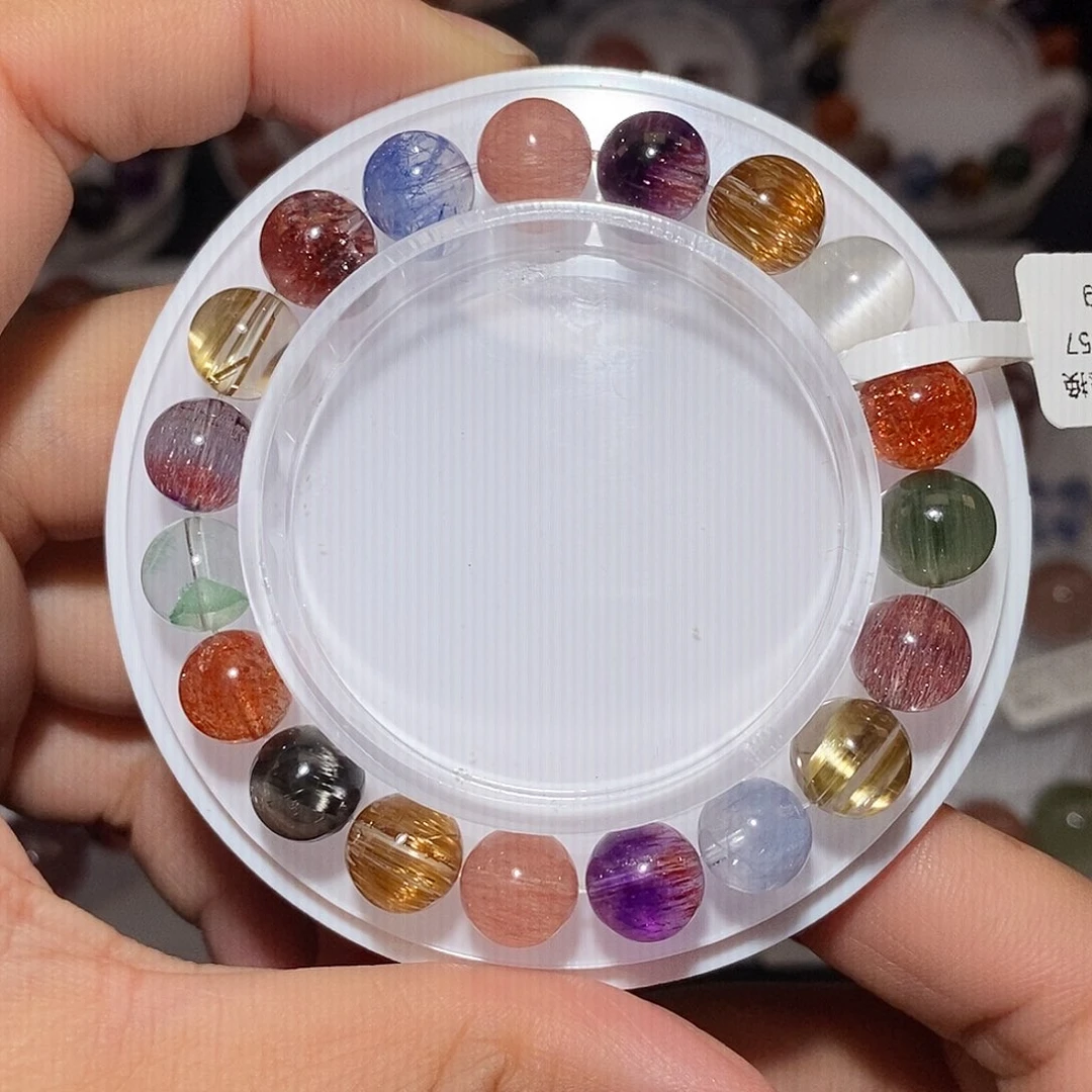 未镶嵌水晶手链多宝手链9.5