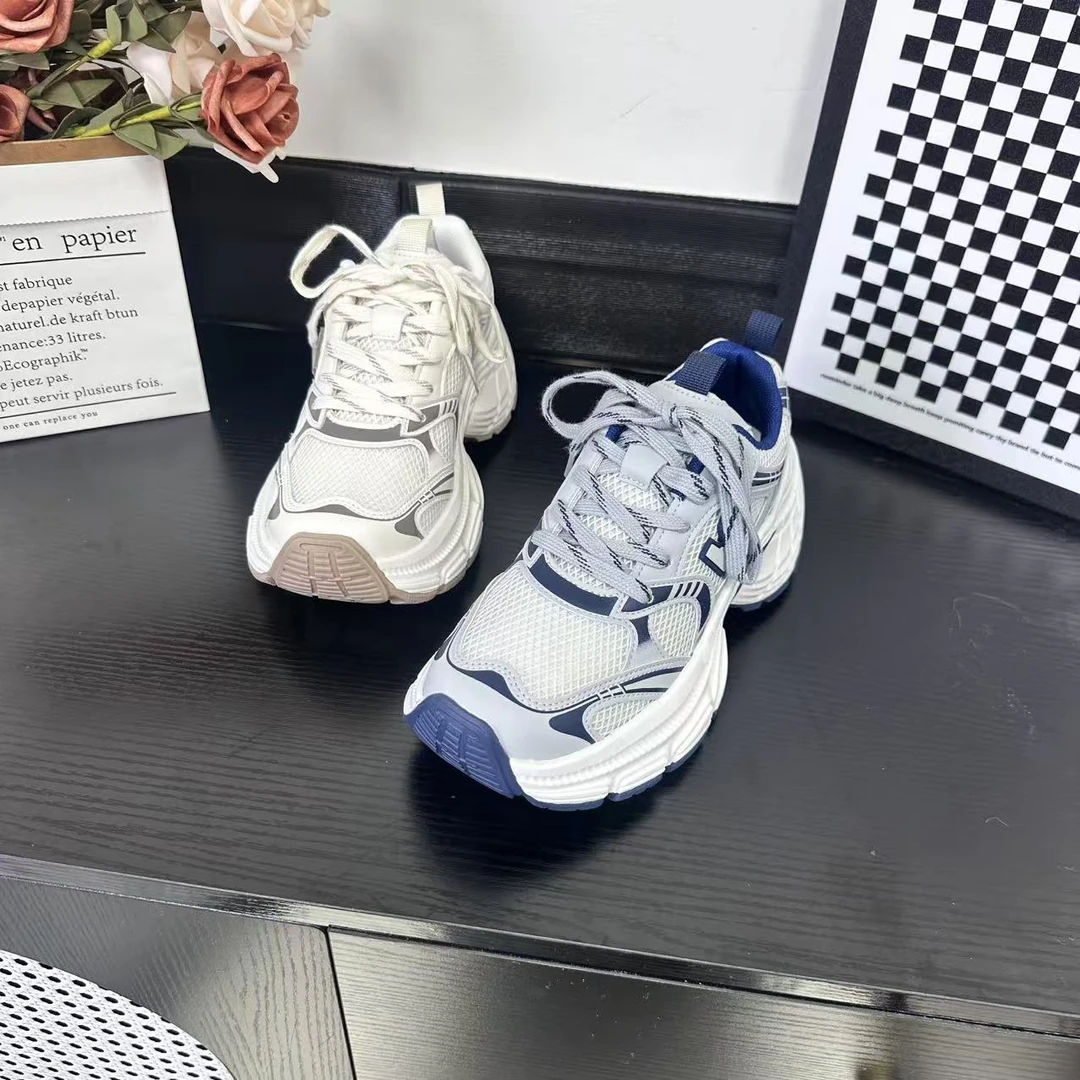 【洋弟】春季经典时尚百搭休闲老爹女鞋气质软底冷粘工艺2024-52