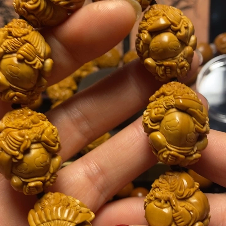 橄榄核手串/手链米**罗妙女钟馗