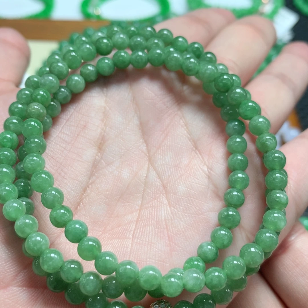 未镶嵌手链翡翠翡翠