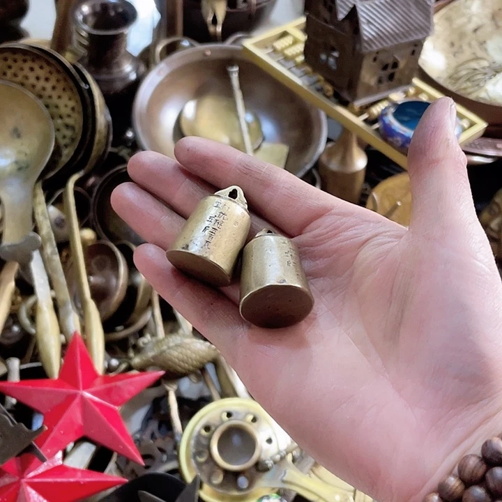 老式铜件古朴典雅的风格两个