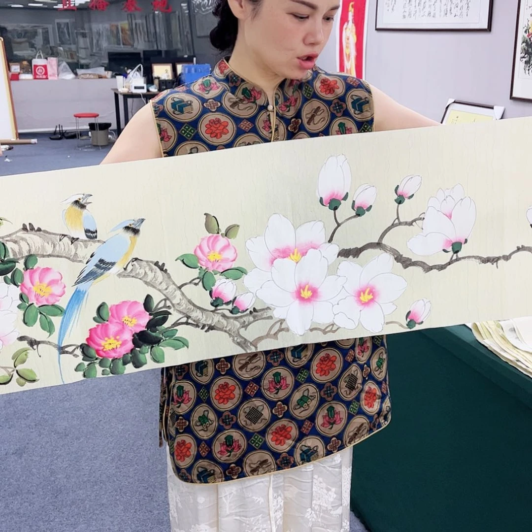国画宣纸国画纯手绘作品