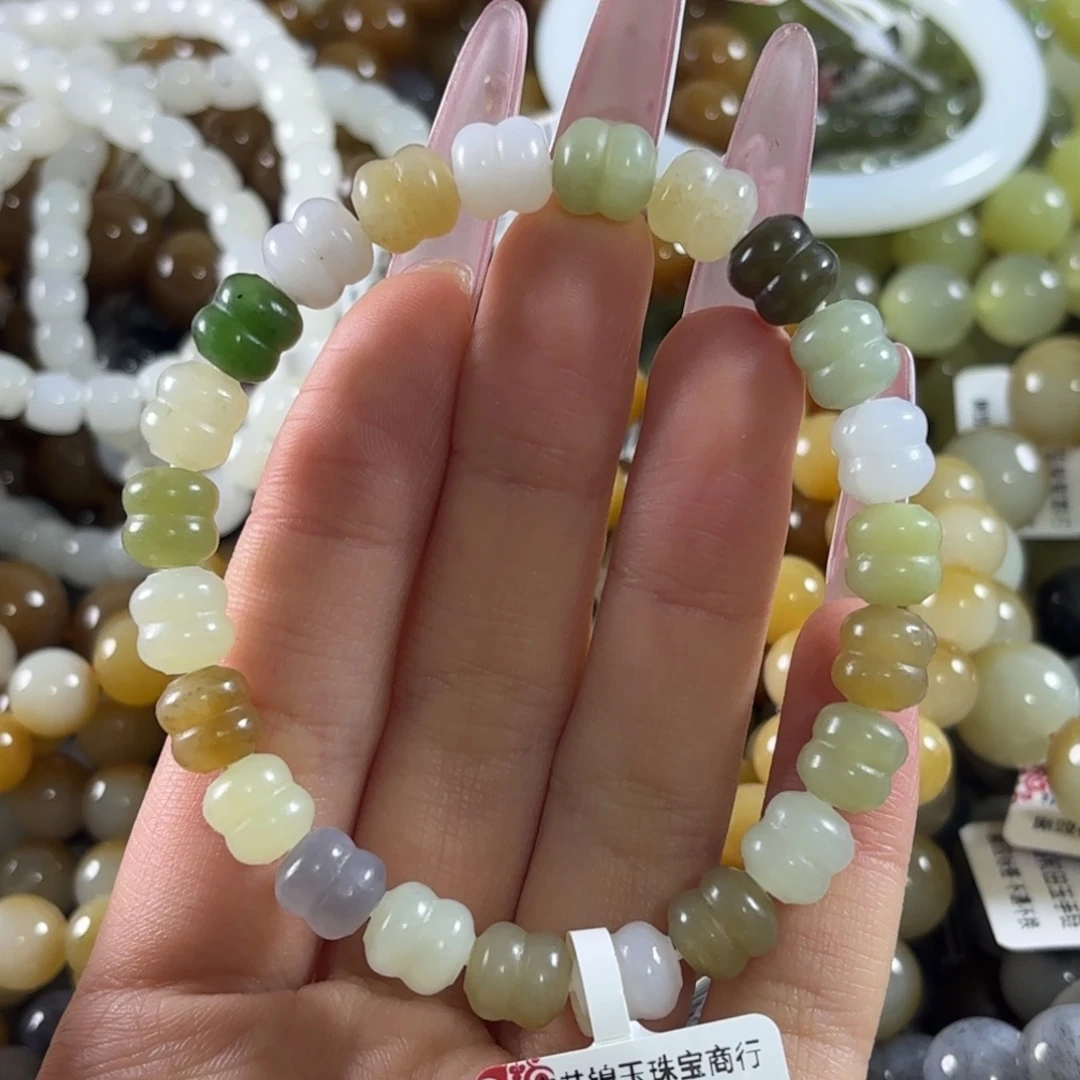 和田玉未镶嵌手链106