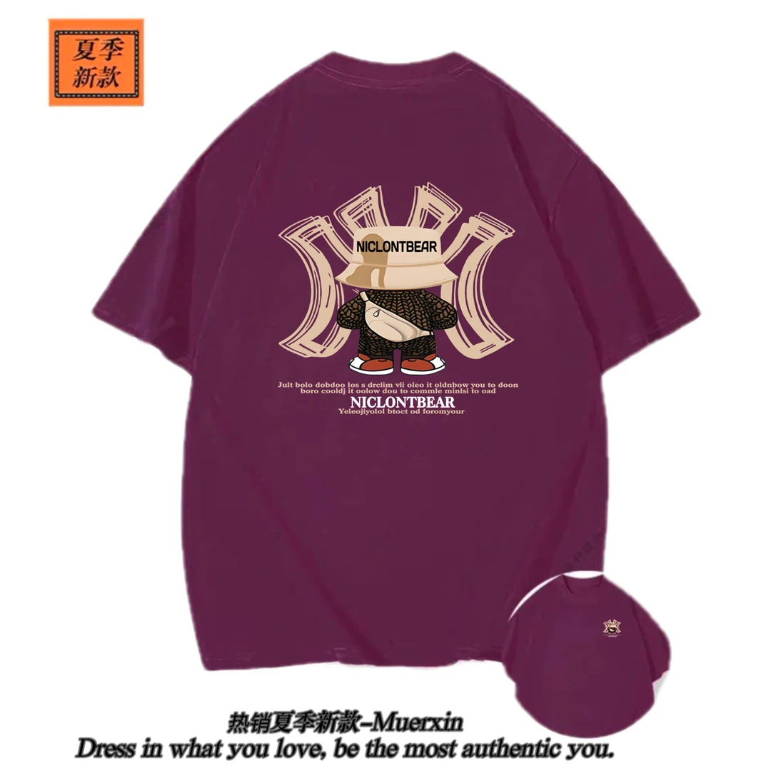 1163T恤ins情侣街头通用宽松短袖港风休闲潮流夏季上衣常规学生