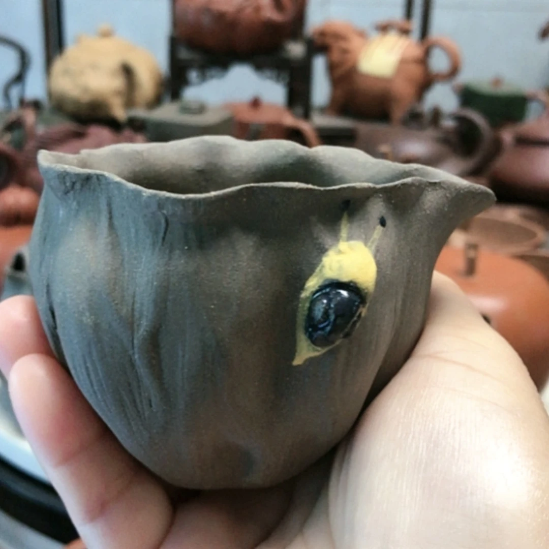 【闪购商品】茶杯紫砂80C手捏的公杯