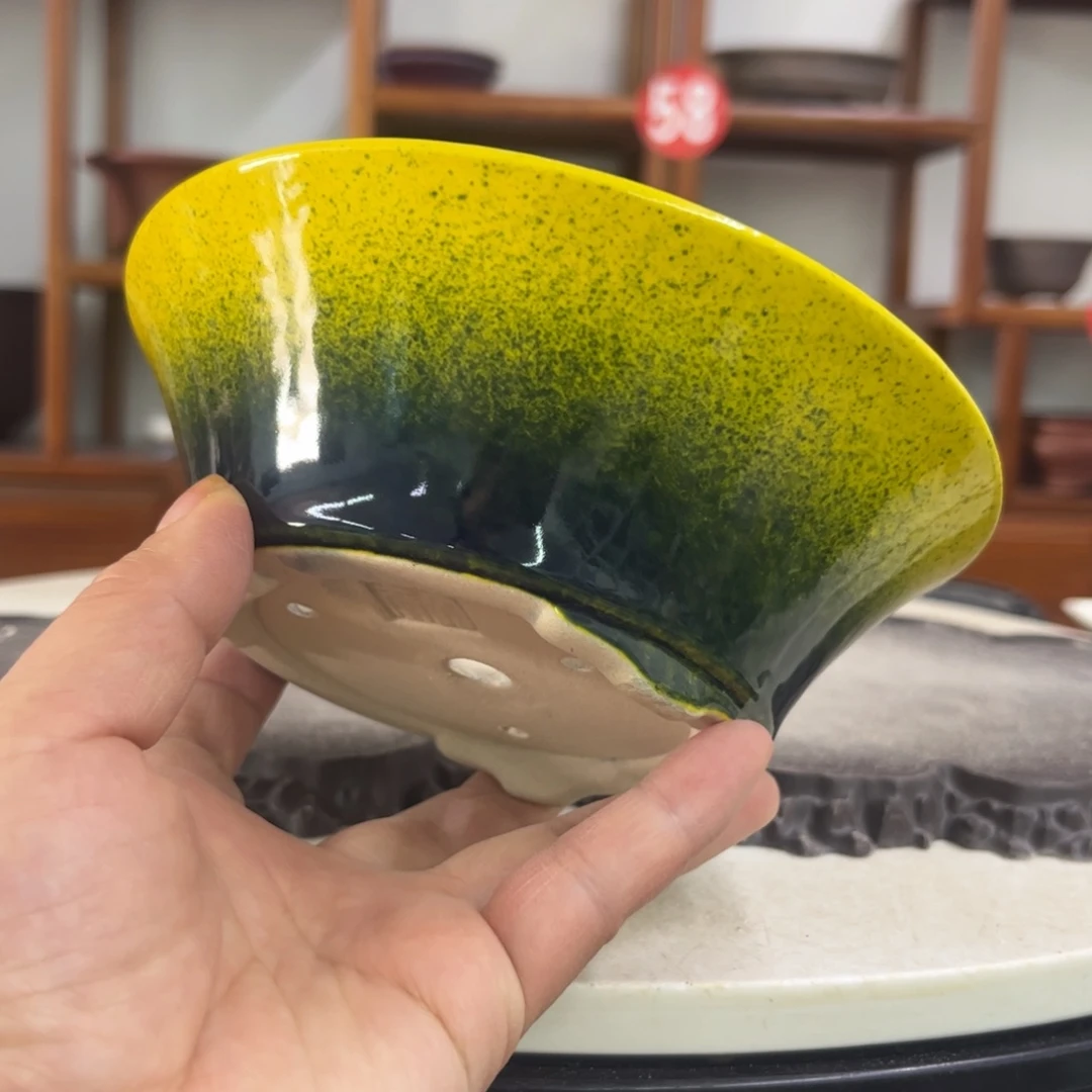 紫砂花盆瑕疵走形5-14.5