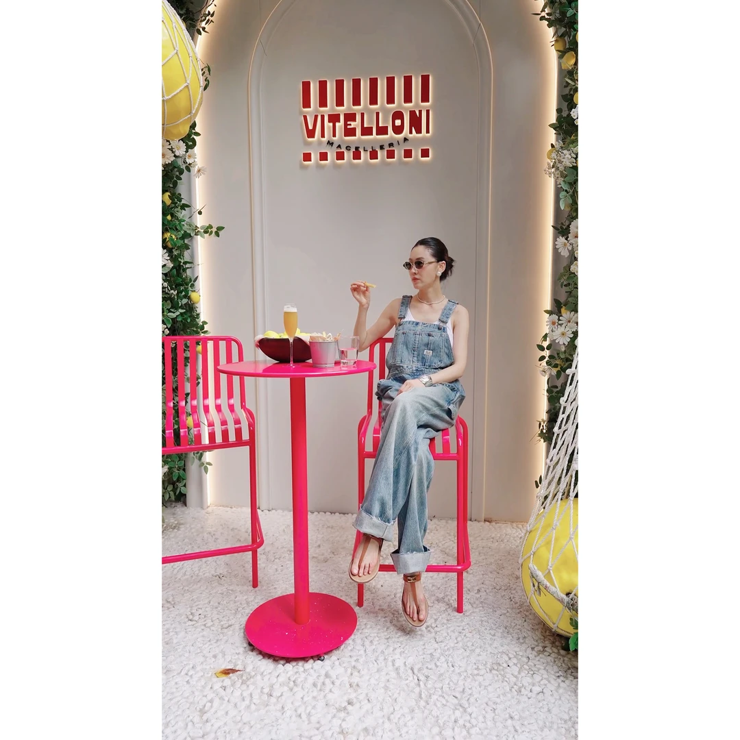 【FELOCCA】新款牛仔背带裤宽松慵懒风阔腿裤25ANZ282