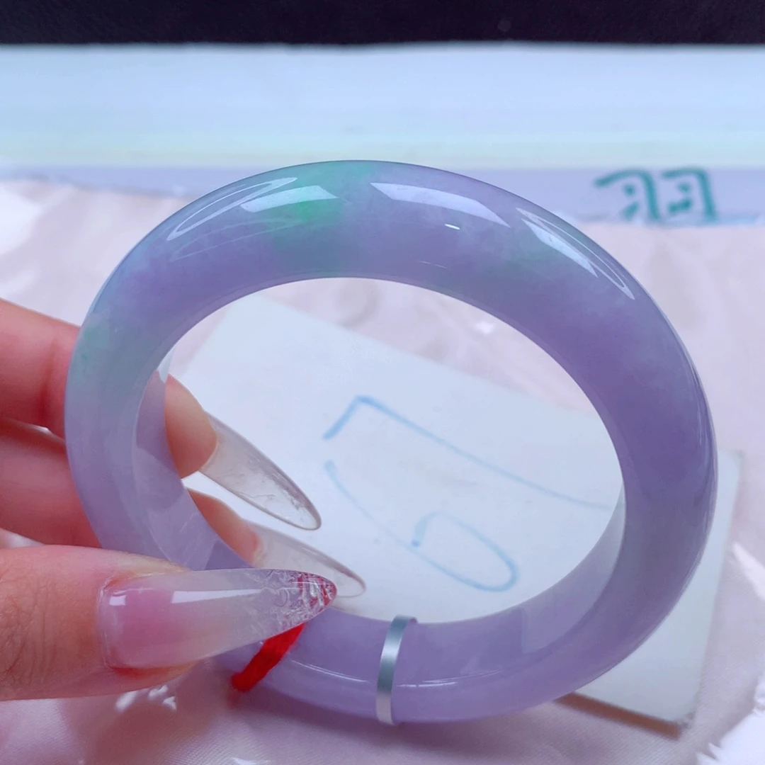 翡翠手镯未镶嵌天然缅甸翡翠A货手镯 67号