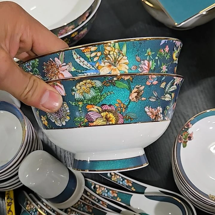 45%以上骨粉骨瓷珐琅彩绿野仙踪6寸2个666