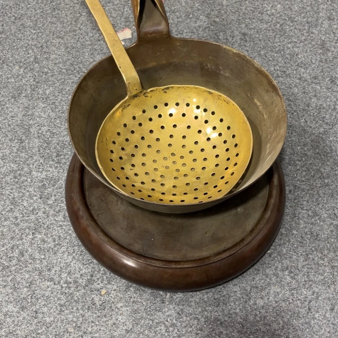 莲***店木同勺子同漏勺同盘子一个