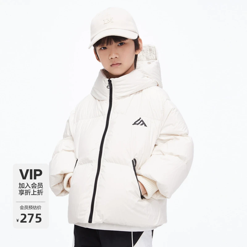 littlemoco童装冬季男女童防泼水拒油羽绒服外套#KBC4EIN020