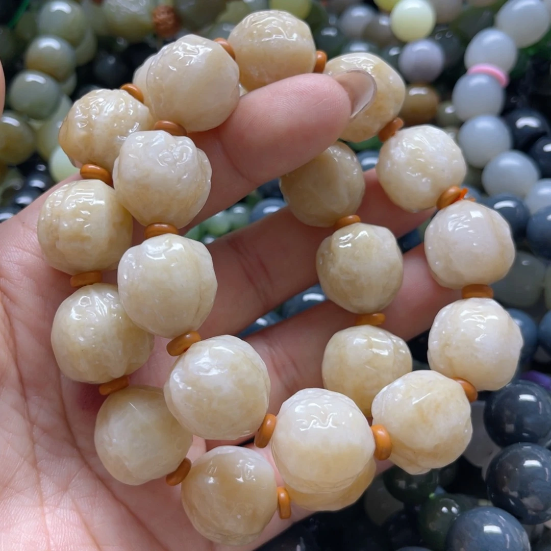 和田玉手链未镶嵌