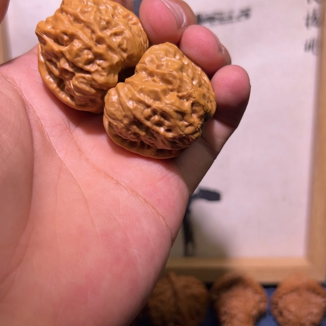 文玩核桃把件37➕蛤蟆头一对，新手大福利对