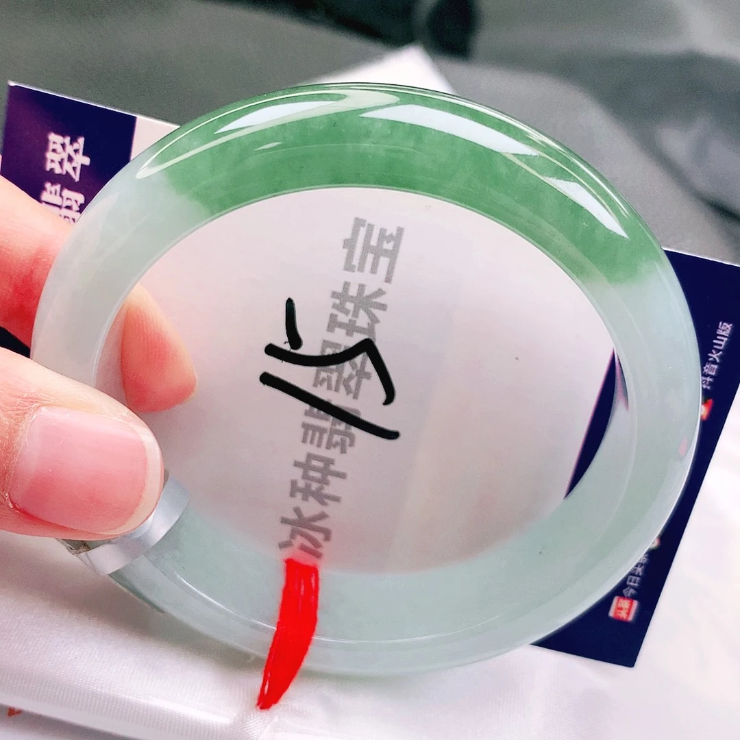 翡翠未镶嵌手镯缅甸天然a货翡翠手镯
