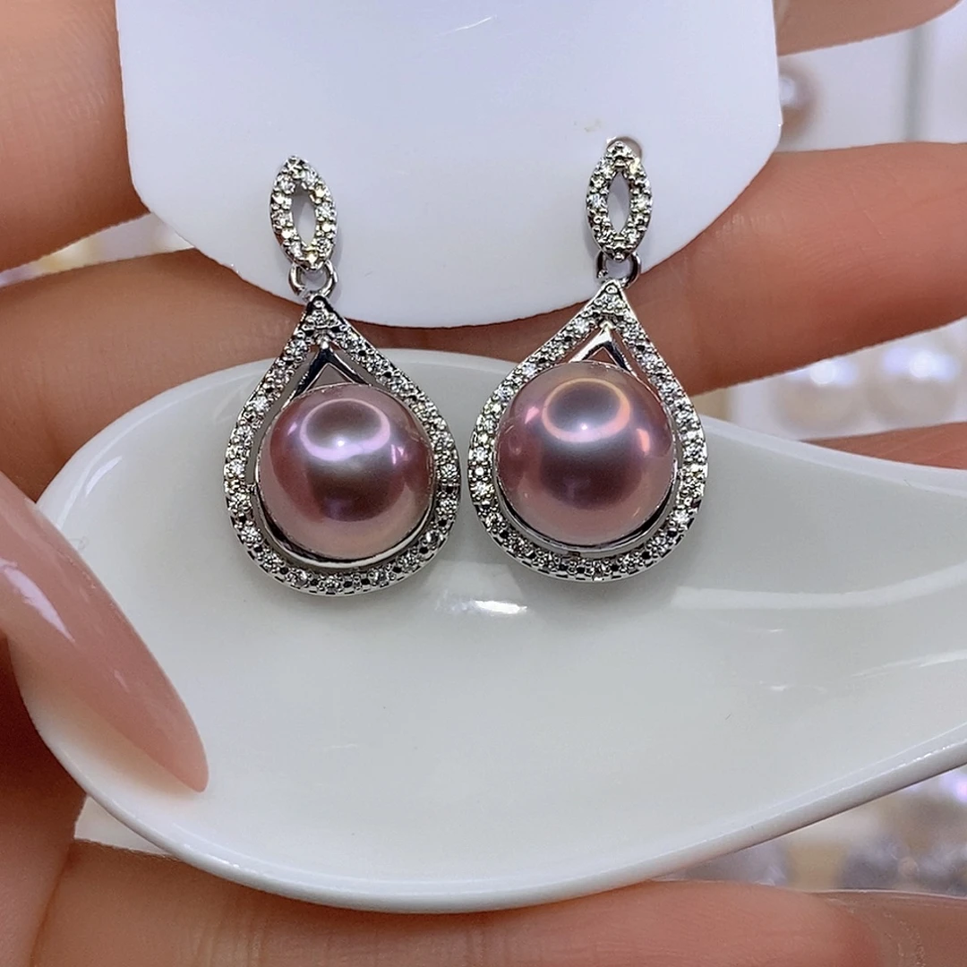 淡水珍珠耳饰未镶嵌F