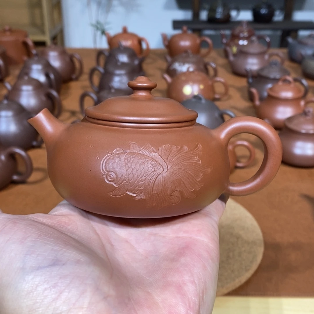 微瑕160ml钦州坭兴陶茶具