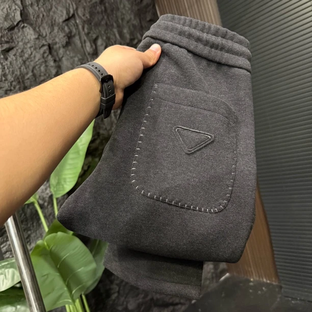 秋冬新款百搭时尚男士老钱风慵懒松弛感复古穿搭休闲裤