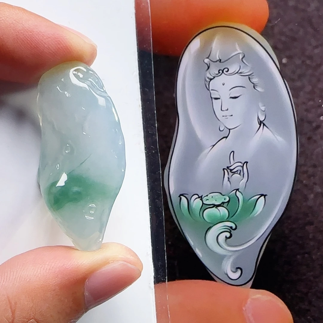 定制翡翠未镶嵌翡翠