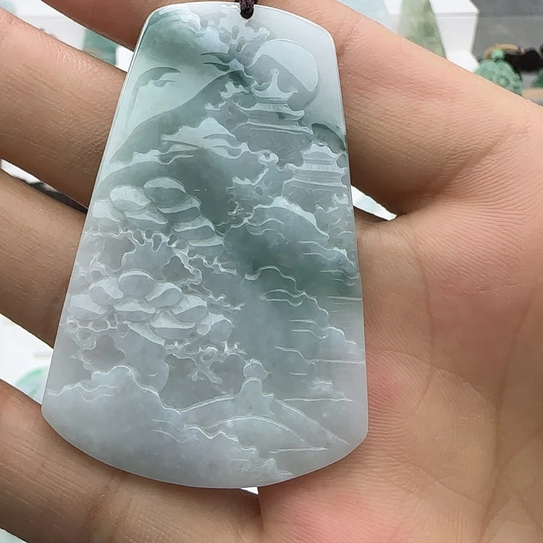 翡翠未镶嵌颈饰翡翠