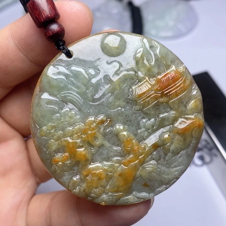 颈饰未镶嵌翡翠翡翠